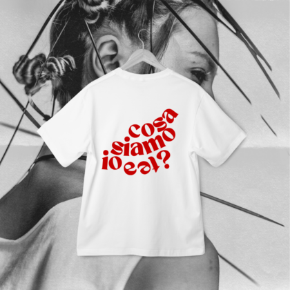 T-Shirt "Cosa Siamo Io E ʇǝ¿"