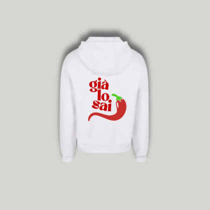 Felpa Bianca "Gia' Lo Sai"